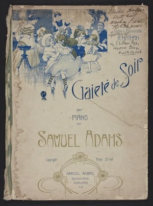 Gaieté de soir : pour piano / par Samuel Adams.