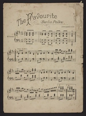 The favourite (Berlin polka) / F.W. Gardiner.