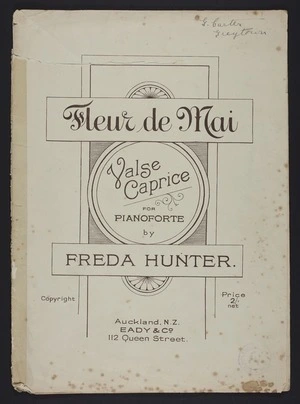 Fleur de mai : valse caprice for pianoforte / by Freda Hunter.