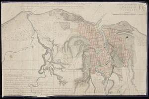 Plan of proposed town, Waitara, Taranaki