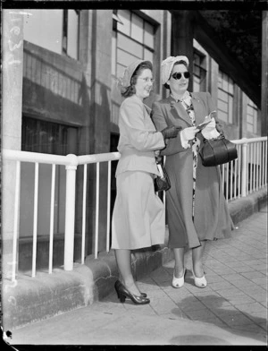 Two women at Trentham races