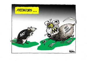 Predators. Rat. Anti 1080 extremists