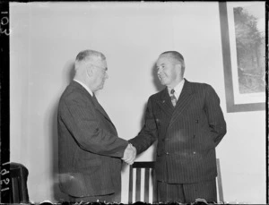 Walter Nash and Mr C F Skinner