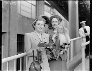 Two women at the Trentham races