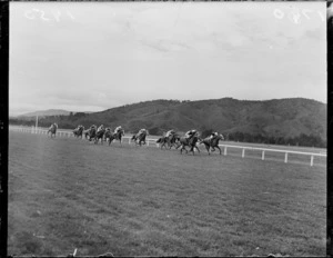 Horse race at Trentham