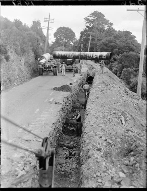 Pipe laying