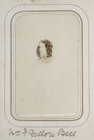 Carte de visite portrait of Margaret Joachim Dillon Bell