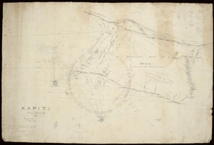 Wyles & Buck (Surveyors) :Kapiti, Wellington, 1872 [ms map]. Messrs Wyles & Buck, surveyors etc., Wellington, 1872