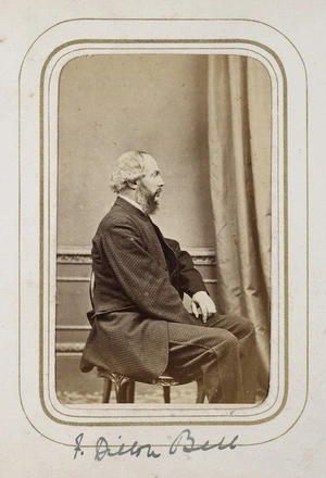 Carte de visite portrait of Sir Francis Dillon Bell