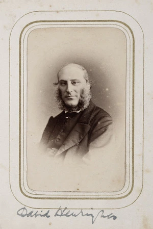 Carte de visite portrait of David Henriques