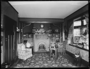 Drawing room of a house, Springfield Road, St Albans, Christchurch