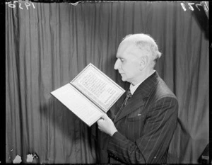 Charles Wheeler at the Parliamentary Press Gallery