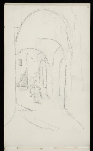 Hill, Mabel 1872-1956 :[Archway and passageway, Capri, 1931].