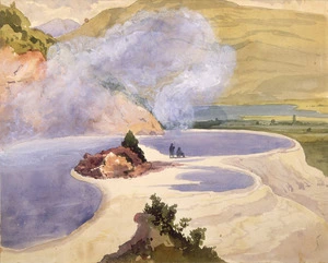 [Fox, William] 1812-1893 :Crater, Te Tarata Rotomahana [1864?]