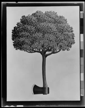 Illustration of tree trunk
