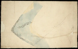 [Creator unknown] :[Sketch of a plan for a bridge across the River Hutt] [ms map]. [1840-43]