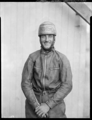 Speedway rider Frank Pearce