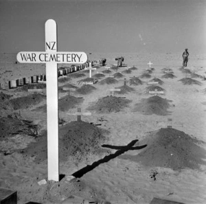 New Zealand war cemetery near the Alamein front, Egypt