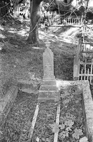 The Anderson family grave, plot 1906, Bolton Street Cemetery
