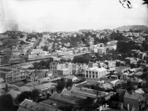 Part 6 of a 8 part panorama of Auckland, taken from St Matthew's Church