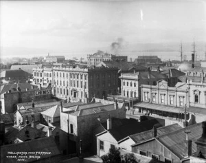 View of Lambton Quay, Wellington, from the Terrace