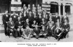 Members of the Karangahake Football Club
