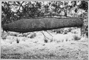 Hinaki (Maori wicker eel trap), Whanganui River area