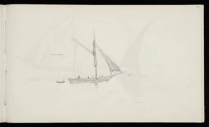 Hill, Mabel 1872-1956 :[Fishing boat, Capri, 1931].