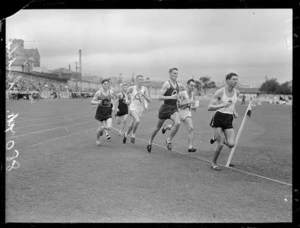 Championship final at the athletics championships