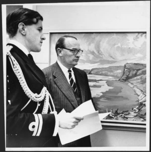 Governor General Lord Cobham at the Kelliher art exhibition