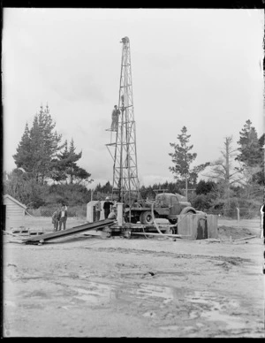 Geothermal drilling at Wairakei