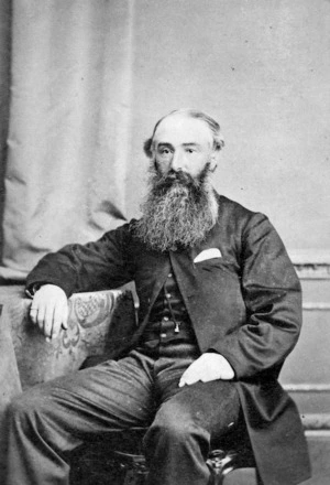 Photographer unknown :Portrait of Henry Bunny MHR 1823-1891