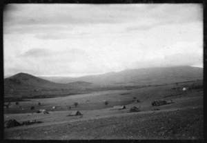 Landscape showing 5th Field Ambulance Main Dressing Station, at Dolikhe, Greece - Photograph taken by Ian Macphail