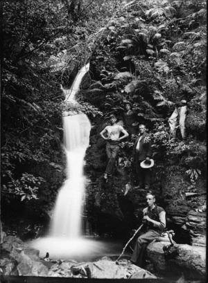 Waterfall in Ship Cove, Queen Charlotte Sound