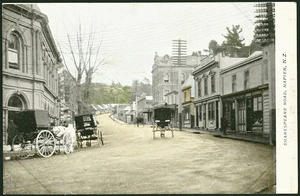 [Postcard]. Shakespeare Road, Napier, N.Z.. HB post card [ca 1900-1910].