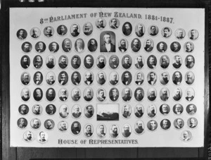 Members of the House of Representatives, Parliament of New Zealand, 1884-1887