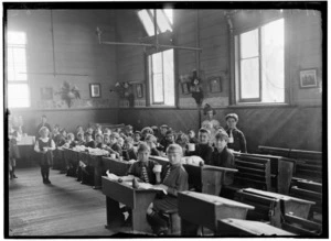 Classroom of primary schoolchildren