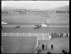 Race finish at Hutt Park