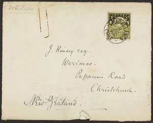 Private correspondence - Edward Wilson, Mrs Oriana Wilson, E T Wilson