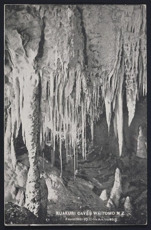Ruakuri caves, Waitomo. NZ. A S Hawley.