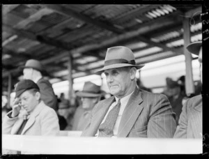 Mr W S Goosman at the yearling sales