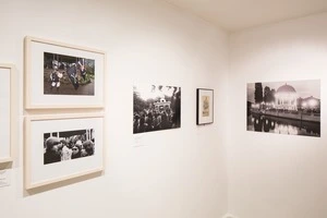 Digital photographs of the 'An ornament to the town' exhibition in the Turnbull Gallery