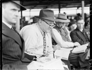 Mr J S Shaw at the yearling sales