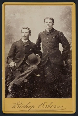 John Bishop-Osborn (Hobart) fl 1879-1900 :Portrait of two unidentified men