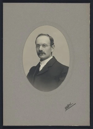 Clifford, Harry H (Christchurch) fl 1890s-1916 :Portrait of Dr John Innes