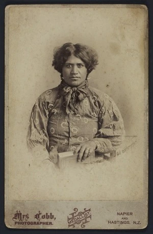 Cobb, H S (Mrs) (Napier) fl 1890-1900 :Portrait of Hiki Ngamoha