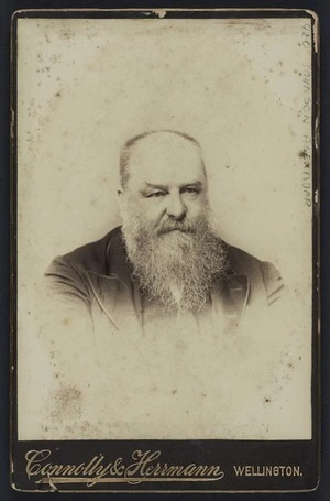 Connolly & Herrmann (Wellington) fl 1887-1889 :Portrait of Alexander Johnston