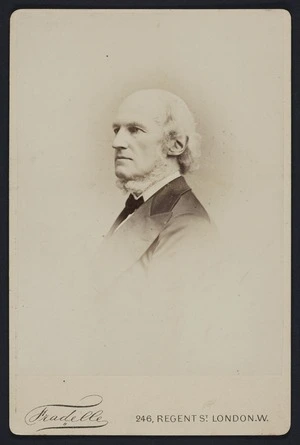 Fradelle (London) fl 1870s :Portrait of Dr William B Carpenter, Biologist