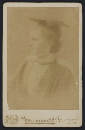 Freeman & Co Ltd (Sydney) fl 1885-1886 :Portrait of Rosa Lichtscheind[t] [Litchtscheindt]