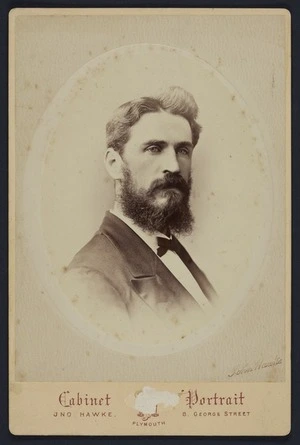 Hawke, J (Plymouth, Devon) fl 1880s :Portrait of John Honeycomb Cock